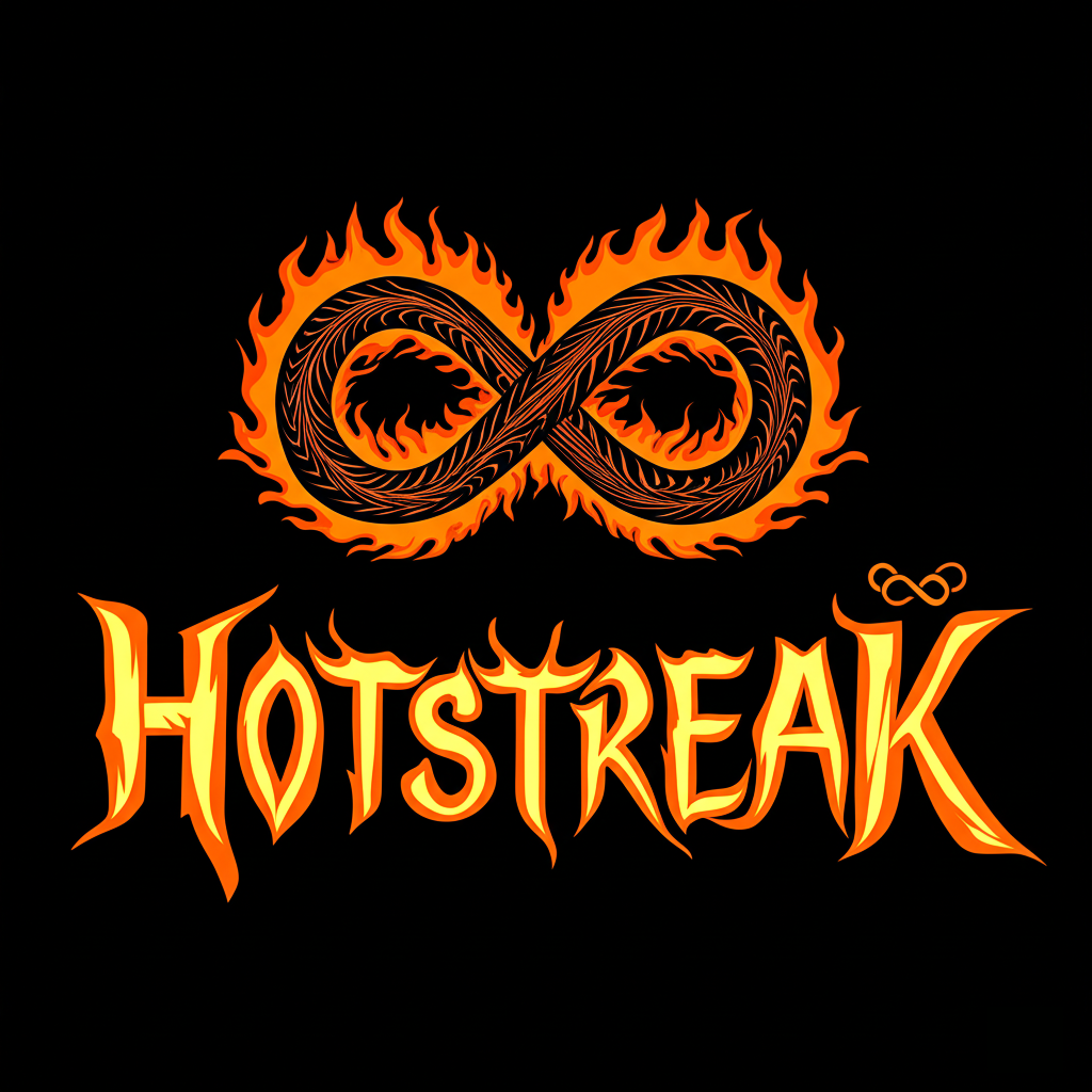 Hotstreak — flaming infinity logo